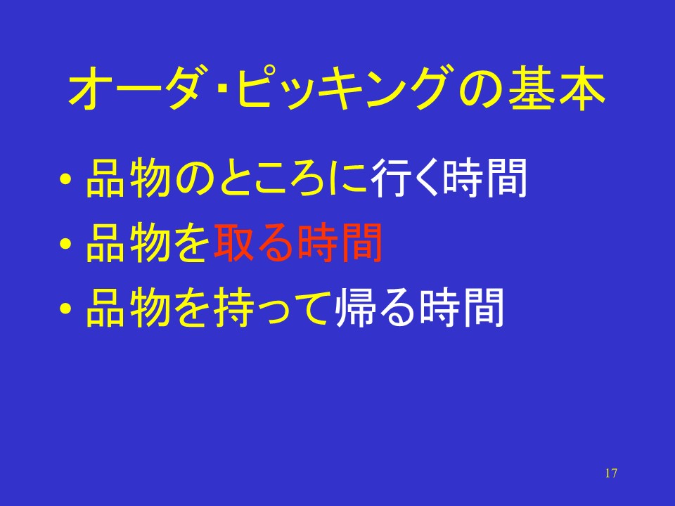 訂單揀貨的基礎