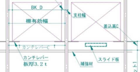 カンチレバー方式