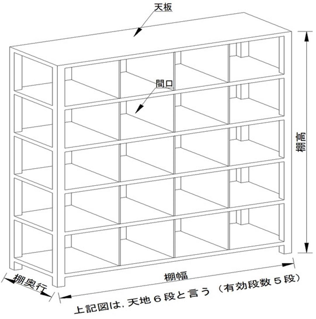 中量棚の図